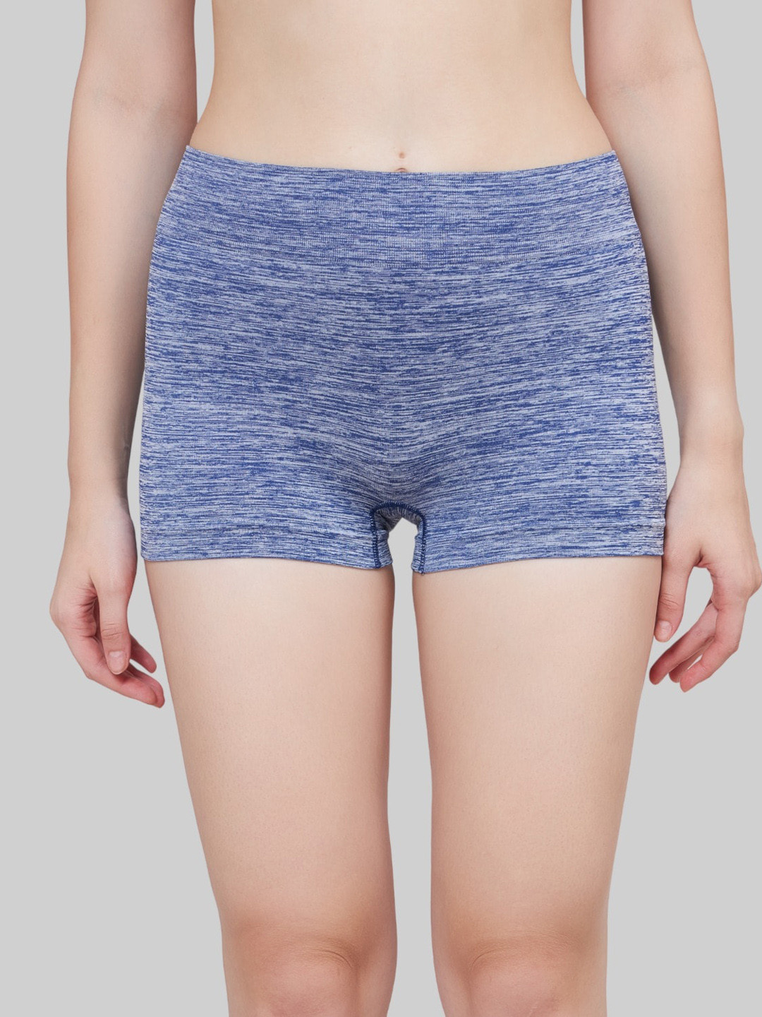 PLUMBURY Full Coverage Seamless Anti Bacterial Technology Boyshort Briefs