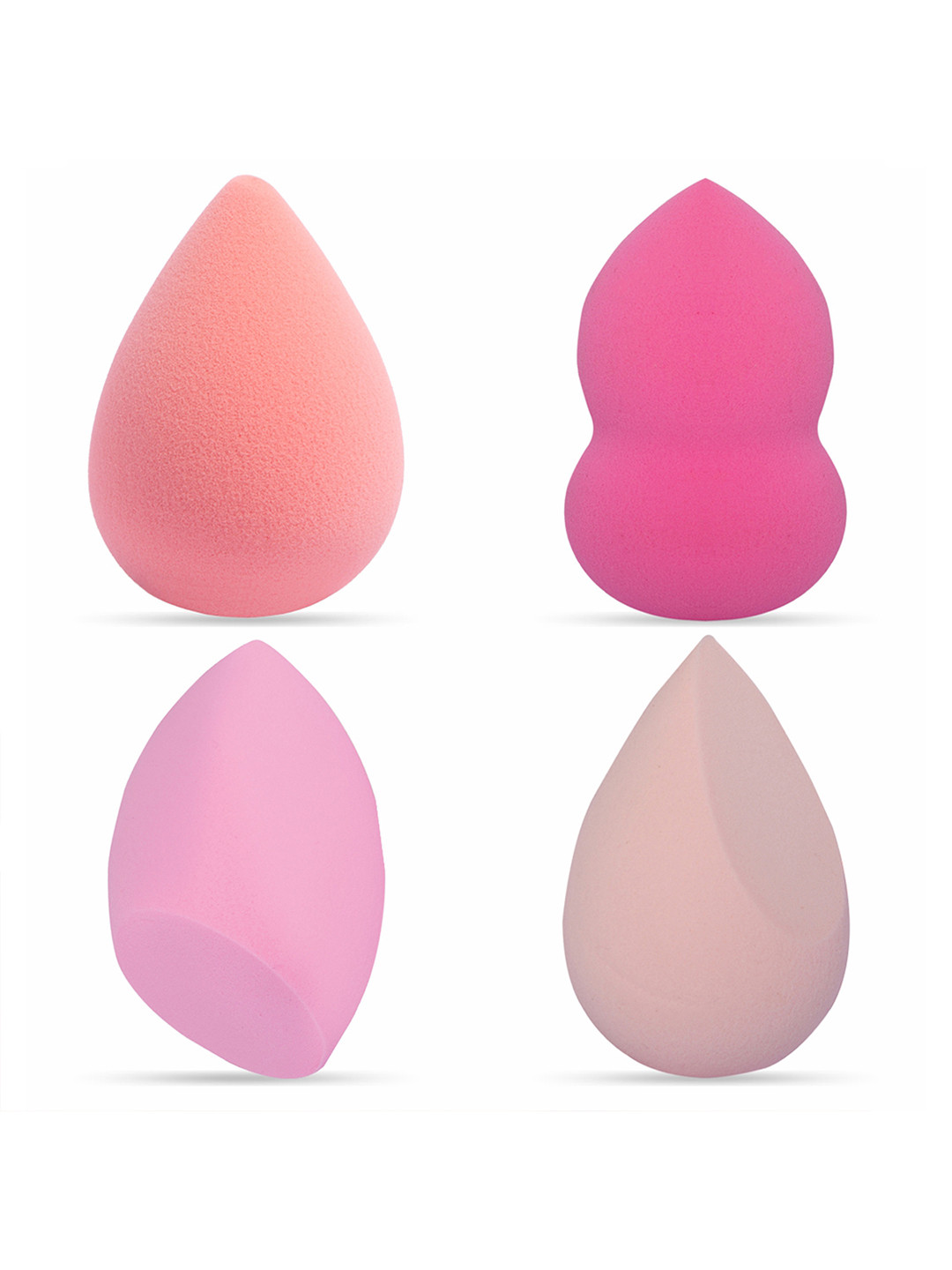 GUBB Set of 4 Beauty Blender Sponges - Peach & Pink