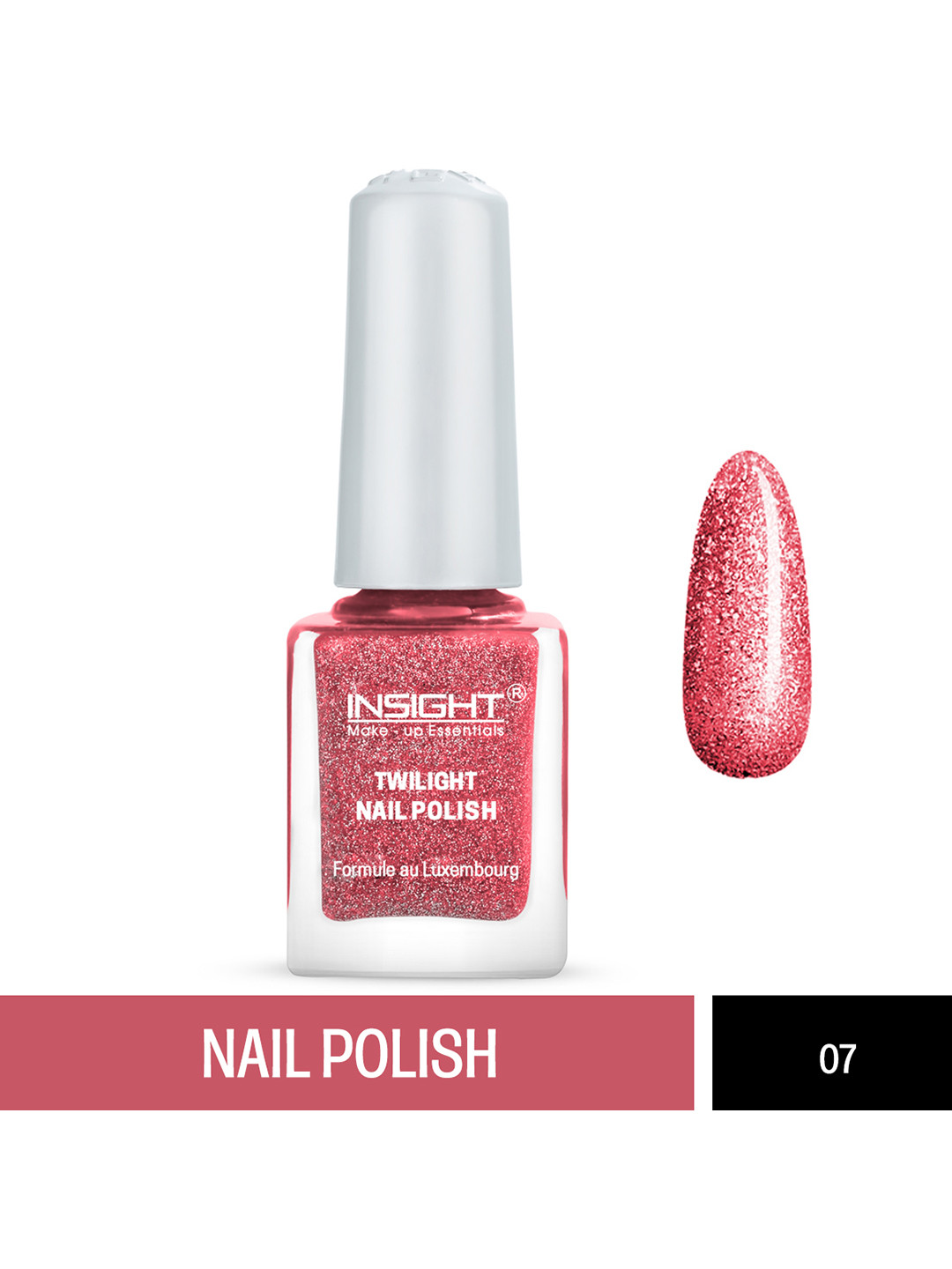 Insight Cosmetics Long Wearing 3D Finish Twilight Nail Polish 12ml - Shade T-7