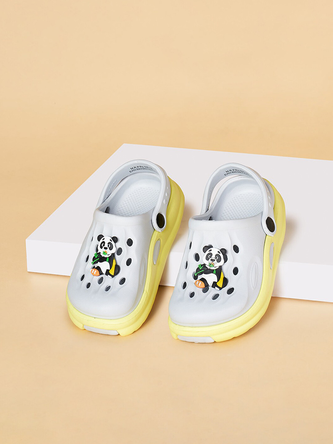 Pantaloons Junior Boys Panda Applique Clogs
