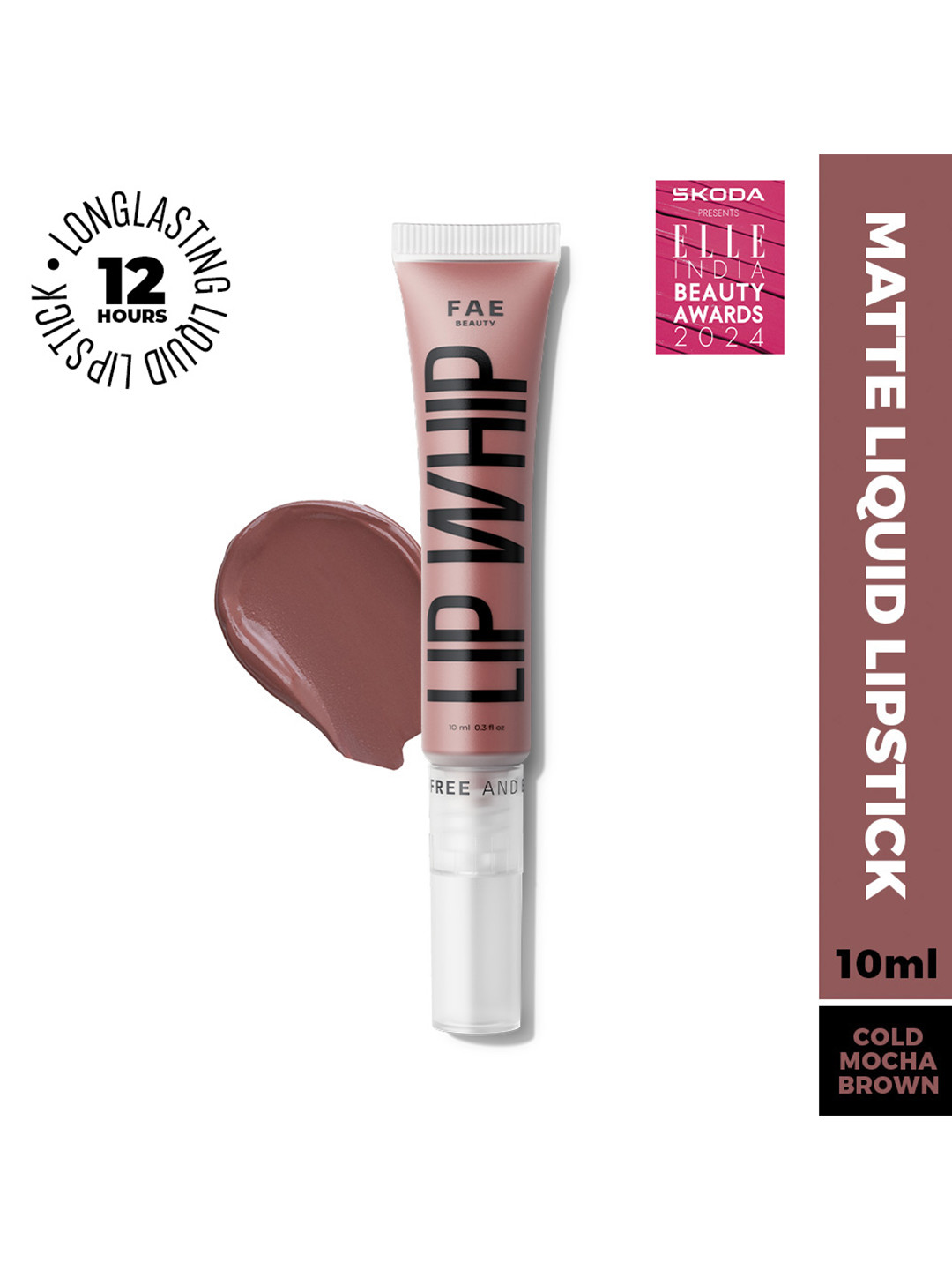 FAE BEAUTY Lip Whip Soft Mousse Long-Lasting 12Hr Matte Liquid Lipstick 10g - Buns