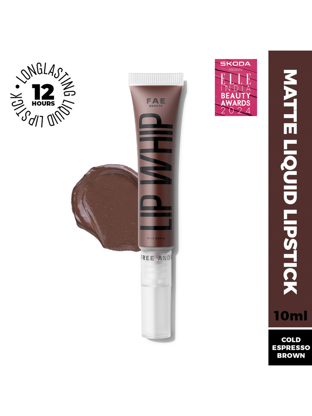 FAE BEAUTY Lip Whip Soft Mousse Long-Lasting 12Hr Matte Liquid Lipstick 10g - Stroke