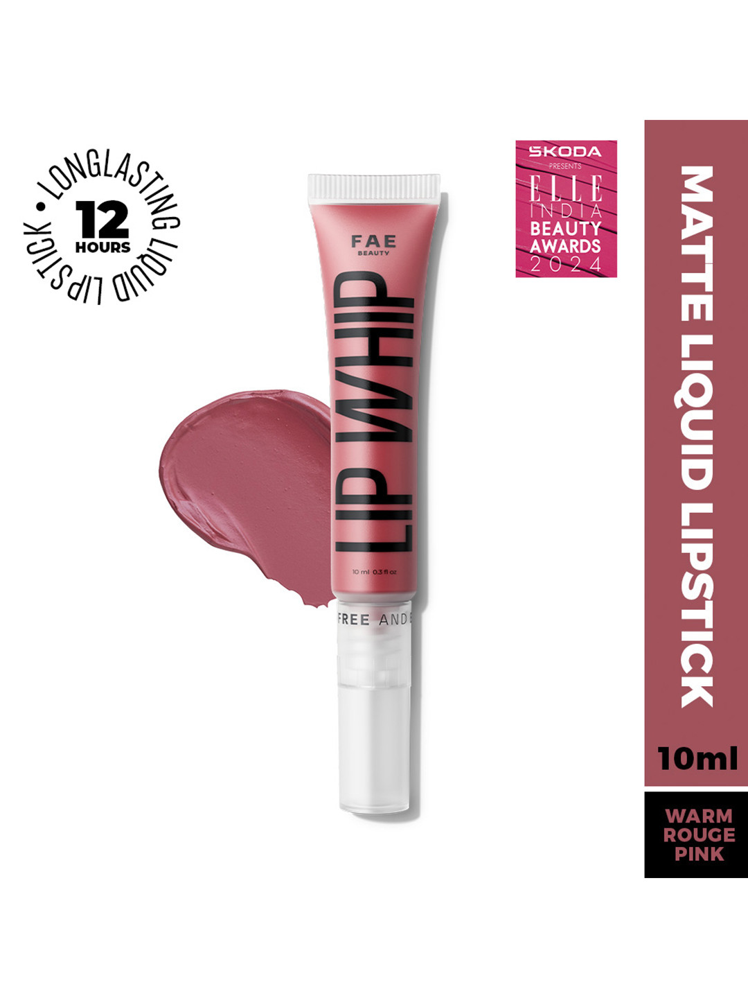 FAE BEAUTY Lip Whip Soft Mousse Long-Lasting 12Hr Matte Liquid Lipstick 10g - Edge