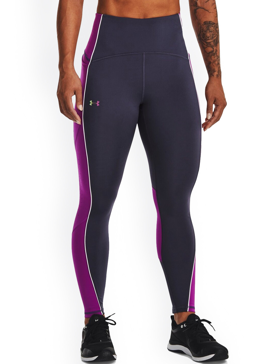 UNDER ARMOUR Women Rush 6M Novelty Ankle Length Tights