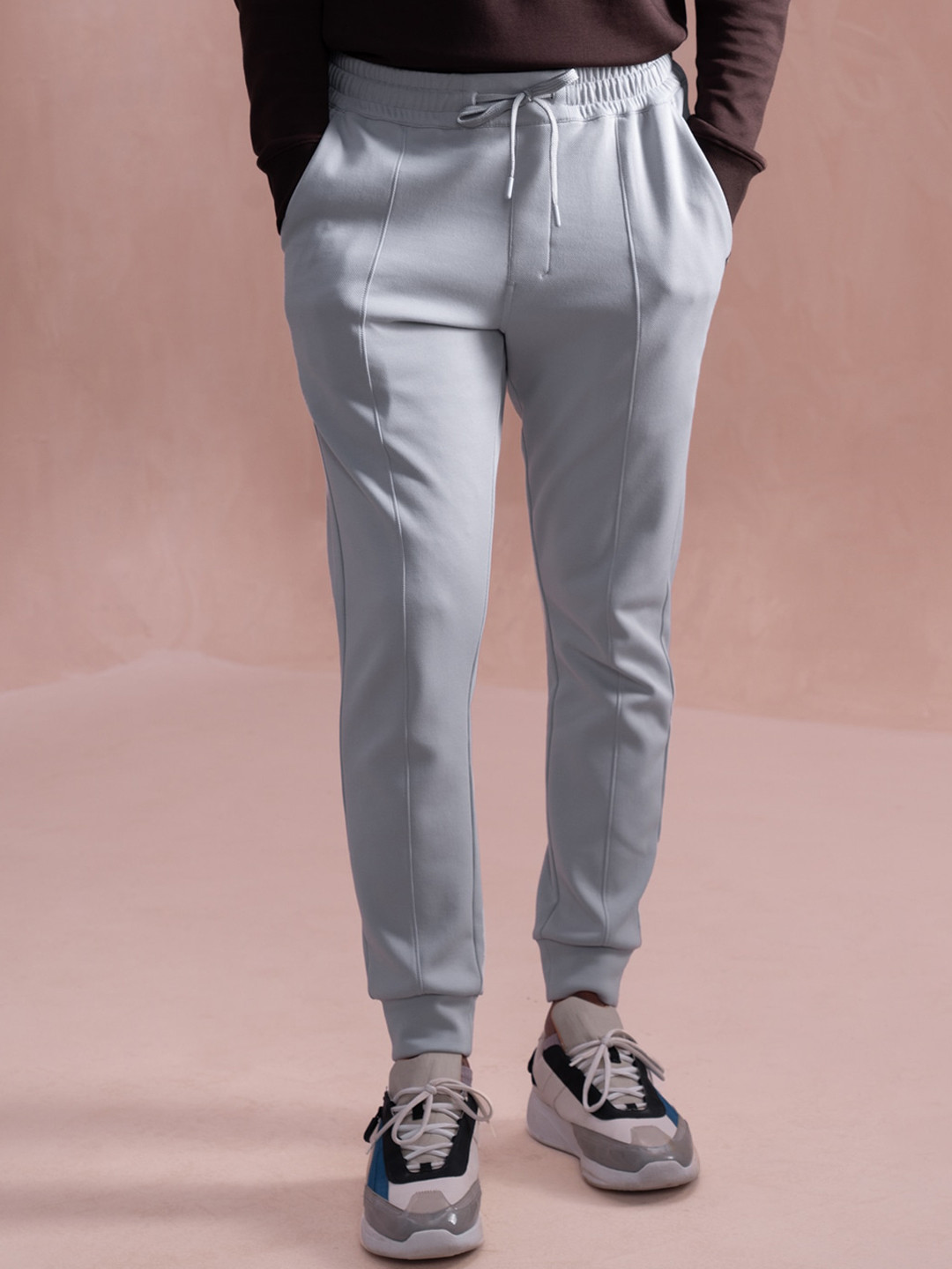 DAMENSCH Men Statement Knit Pique Texture Joggers