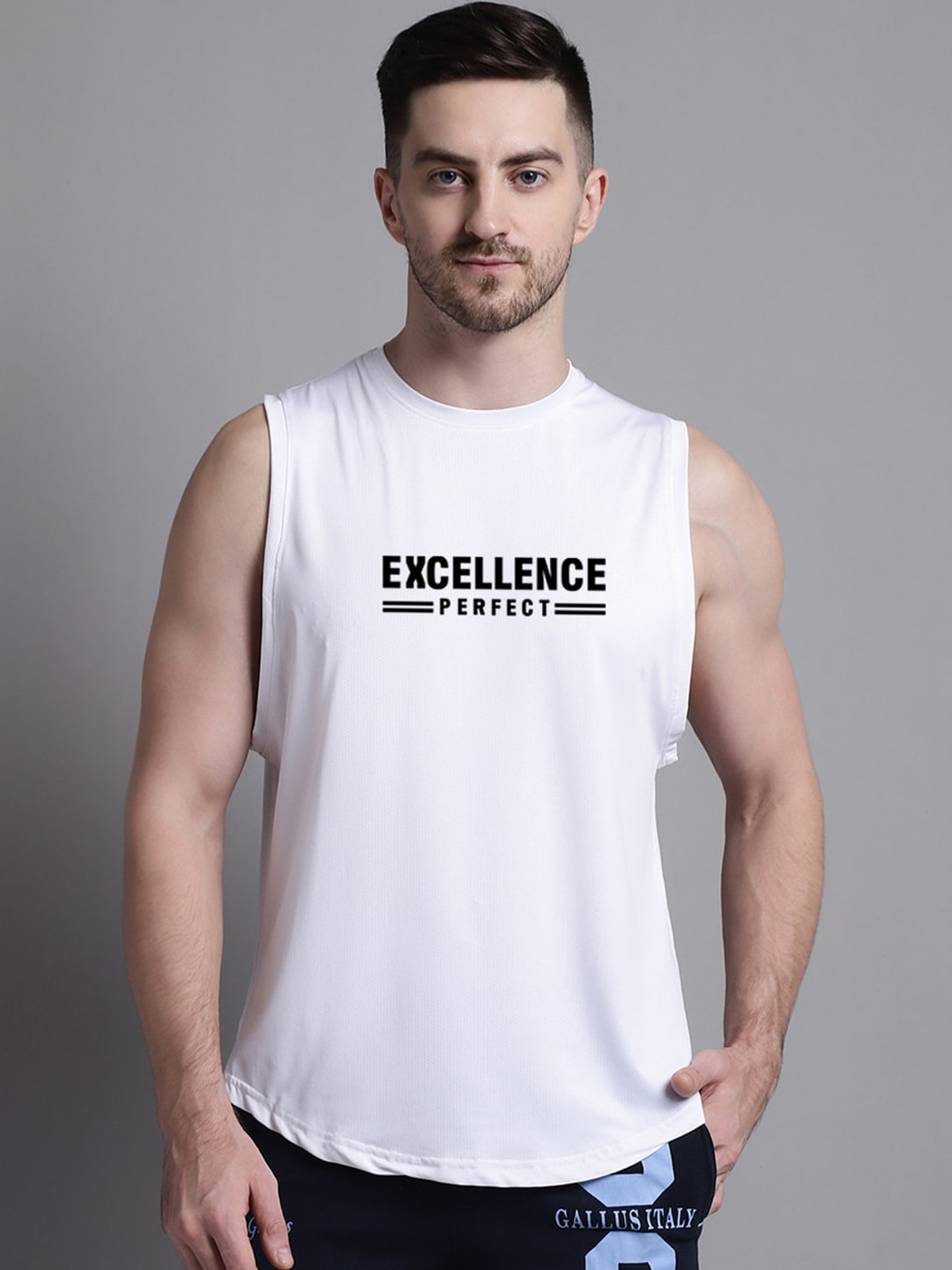 Friskers Sleeveless Innerwear Gym Vest MD482-3678-02-S