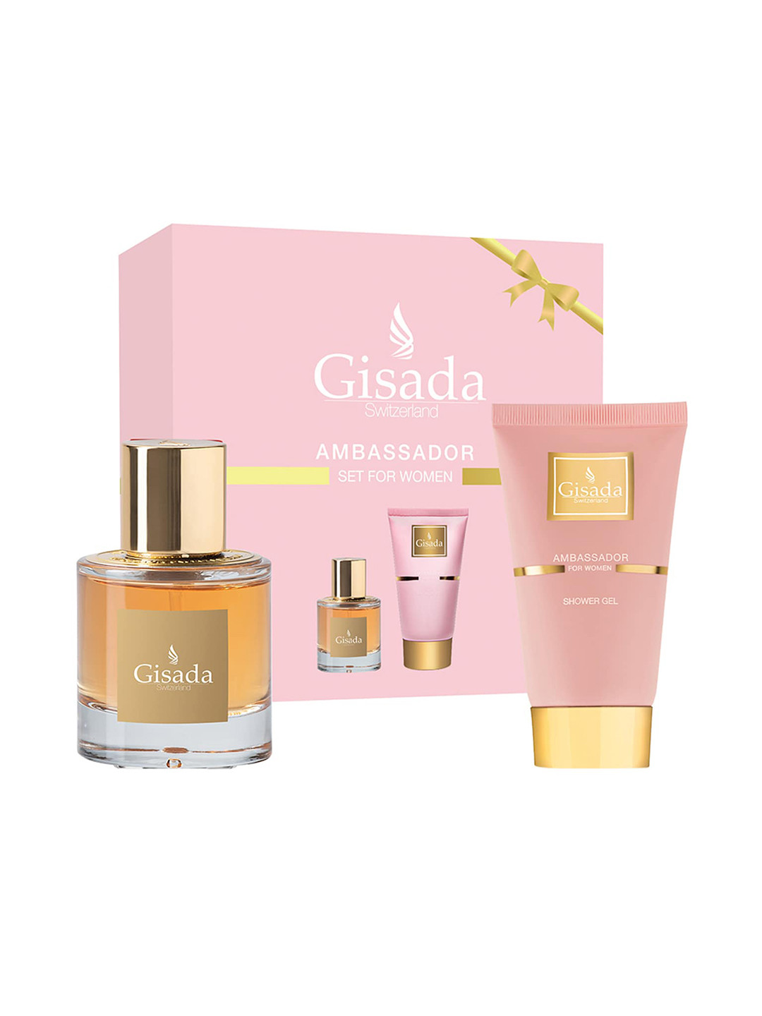 Gisada Women Ambassador Eau De Parfum 50ml with Shower Gel 100ml Gift Set