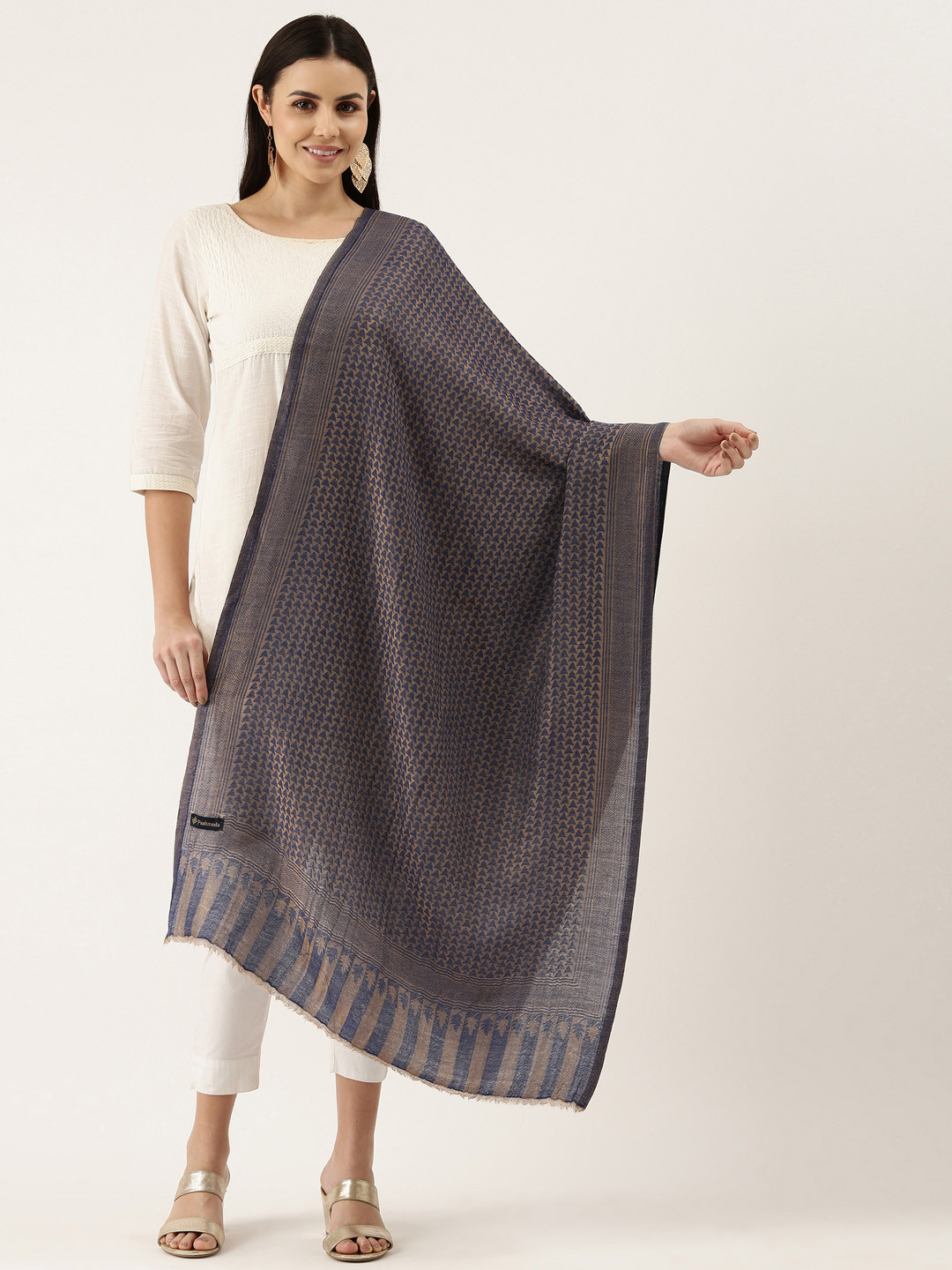 Pashmoda Woven Design Woollen Stoles