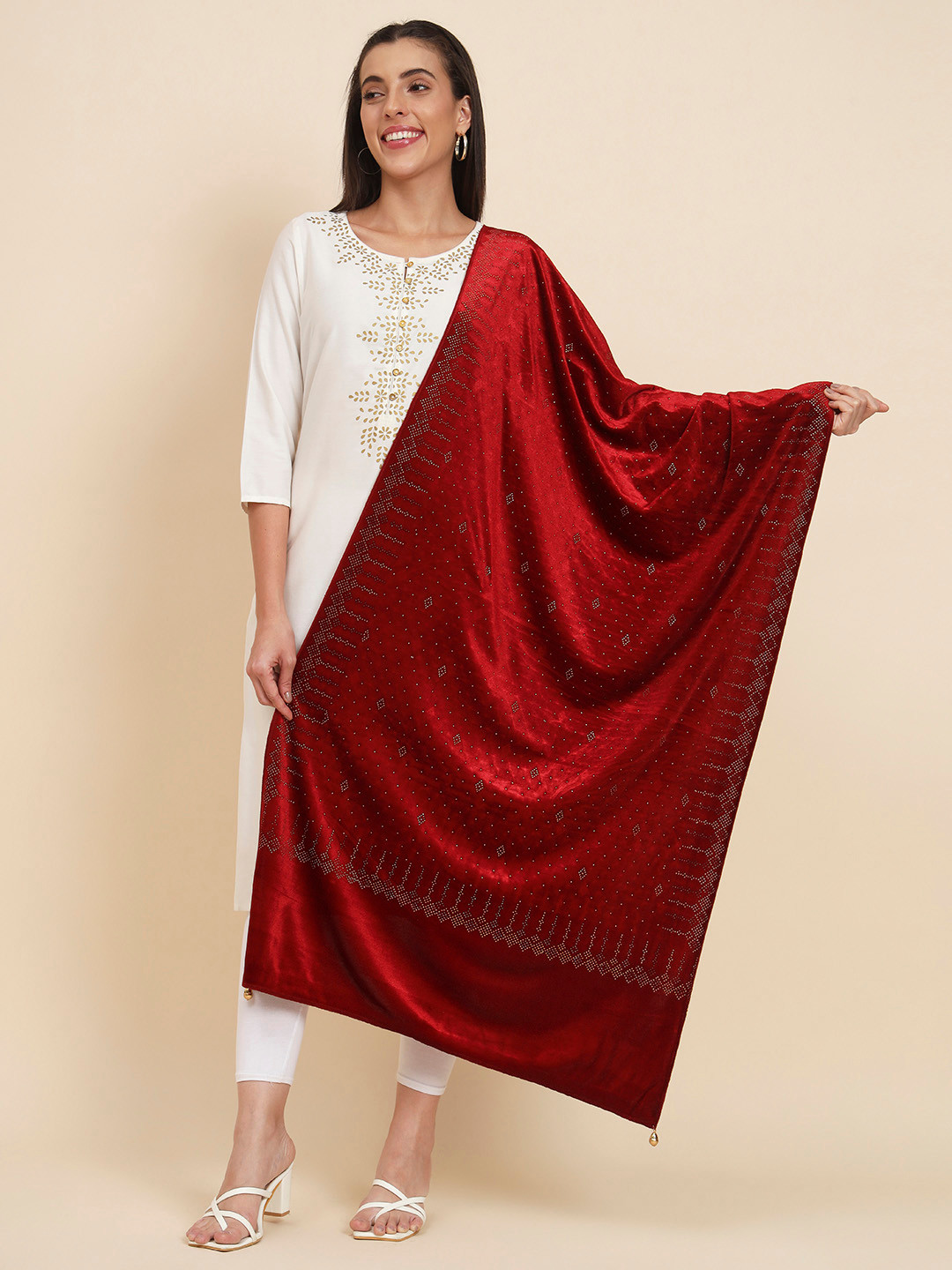 Pashmoda Embroidered Velvet Stoles