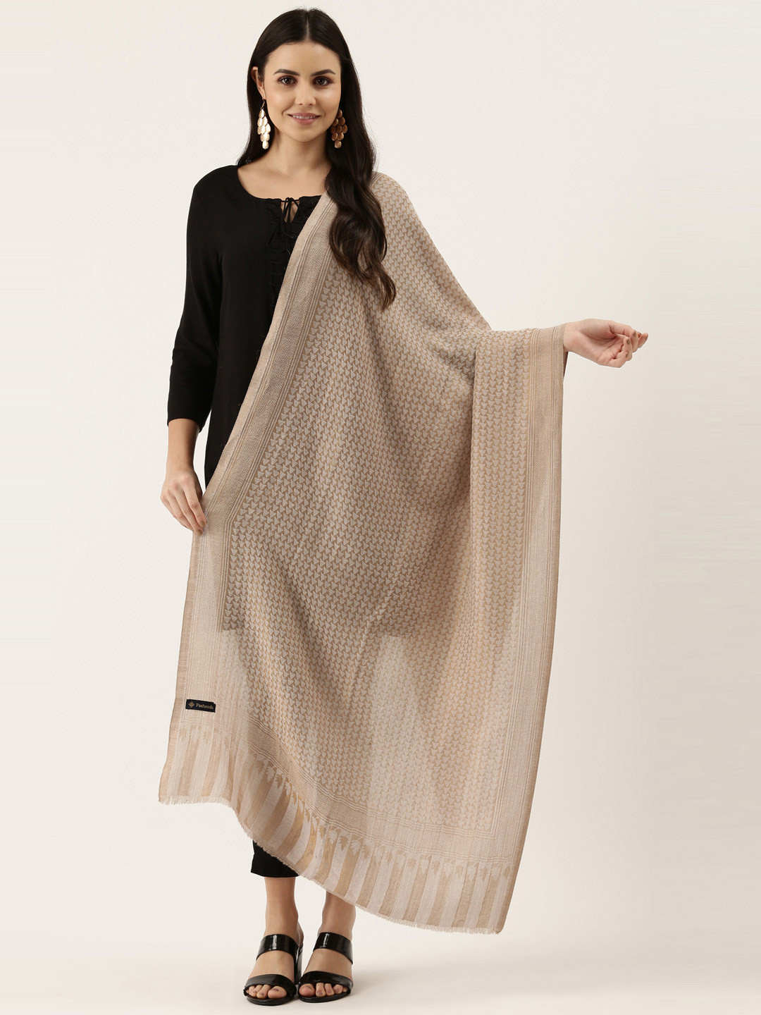 Pashmoda Woven Design Woollen Stoles