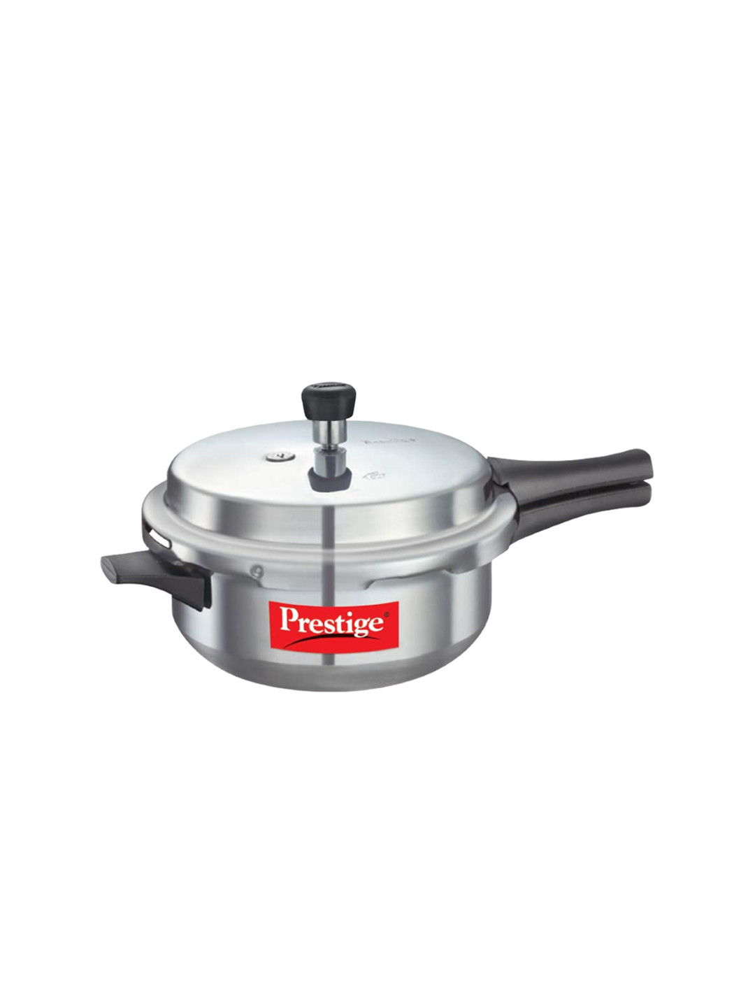 Prestige Popular Virgin Silver Aluminium Easy to Clean Induction Outer Lid Pressure Cooker-6 L
