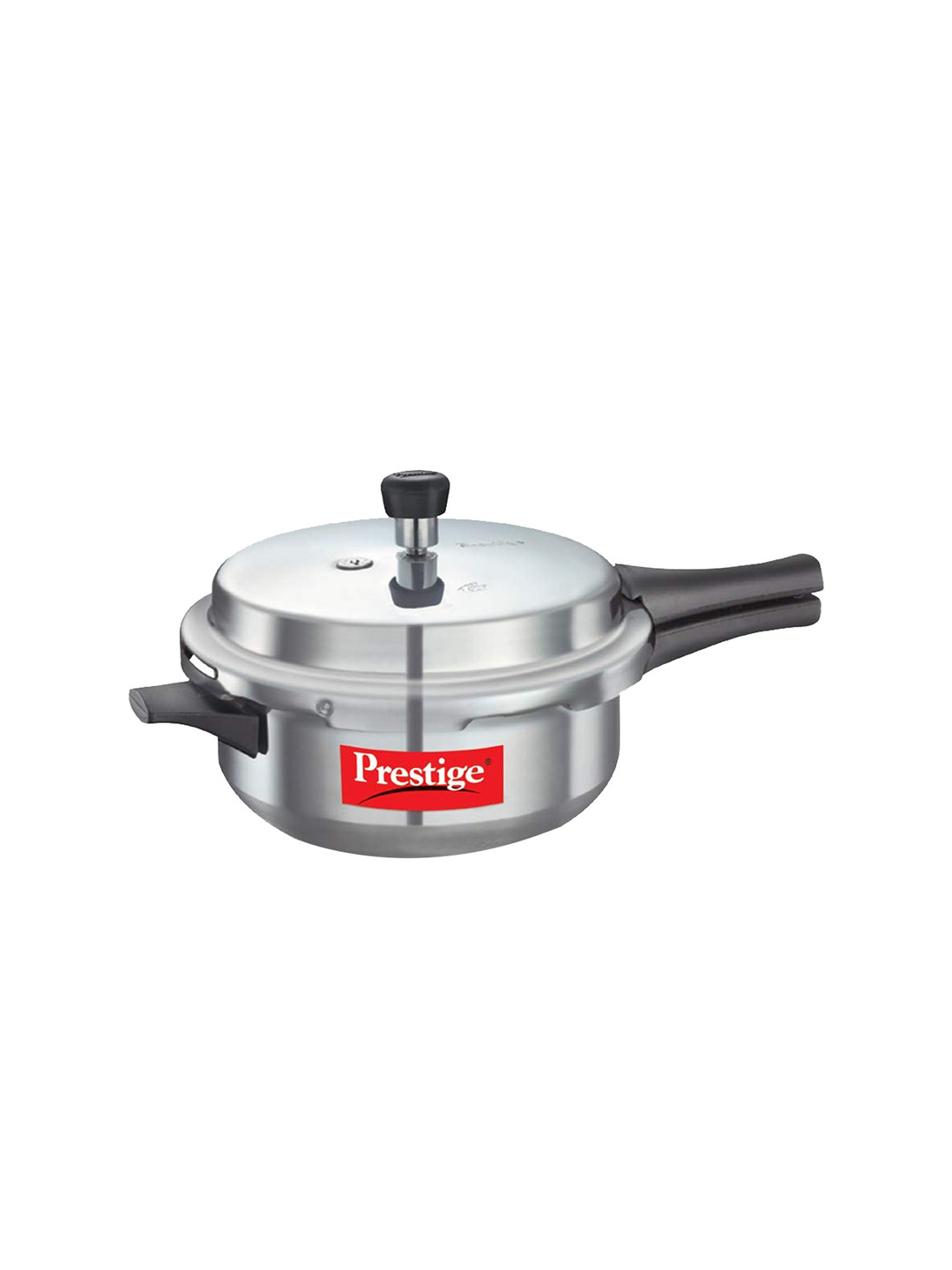 Prestige Popular Virgin Silver Aluminium Easy to Clean Induction Outer Lid Pressure Cooker-4 L
