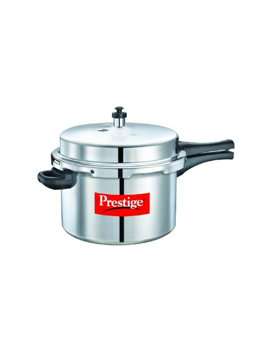 Prestige Popular Virgin Silver Aluminium Easy to Clean Induction Outer Lid Pressure Cooker-8.5 L