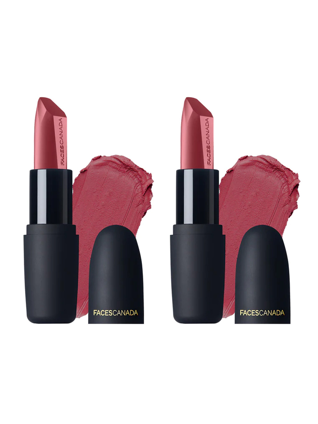 FACES CANADA Set of 2 Weightless Matte Finish Hydrating Lipstick - Fuschia Wave 02