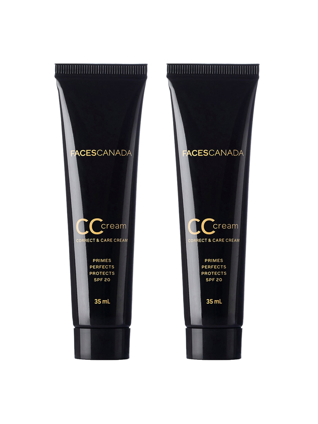 FACES CANADA Set of 2 Correct & Care SPF20 CC Cream 35ml each - Natural 01