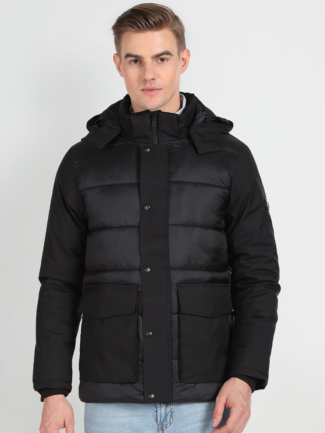 Arrow Sport Hooded Padded Jacket