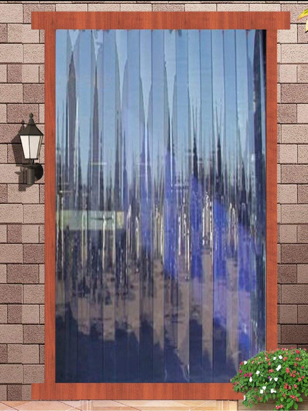 Kuber Industries Transparent Sheer PVC AC Door Curtain