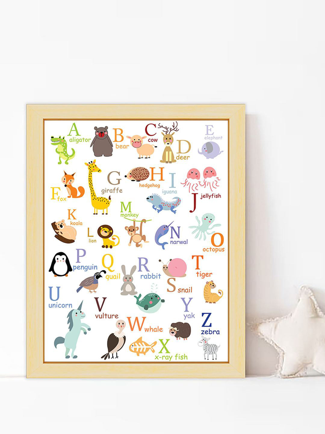 Art Street Beige Paper Wall Living Room Rectangle Paintings Wall Art -12.70 x 17.5In