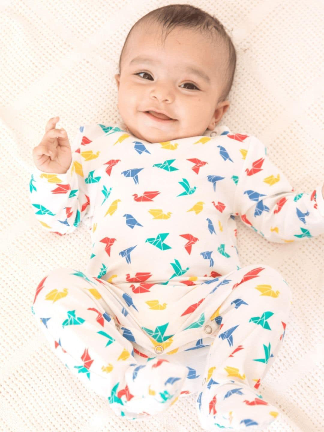 Ola! Otter Infants Printed Sleepsuit