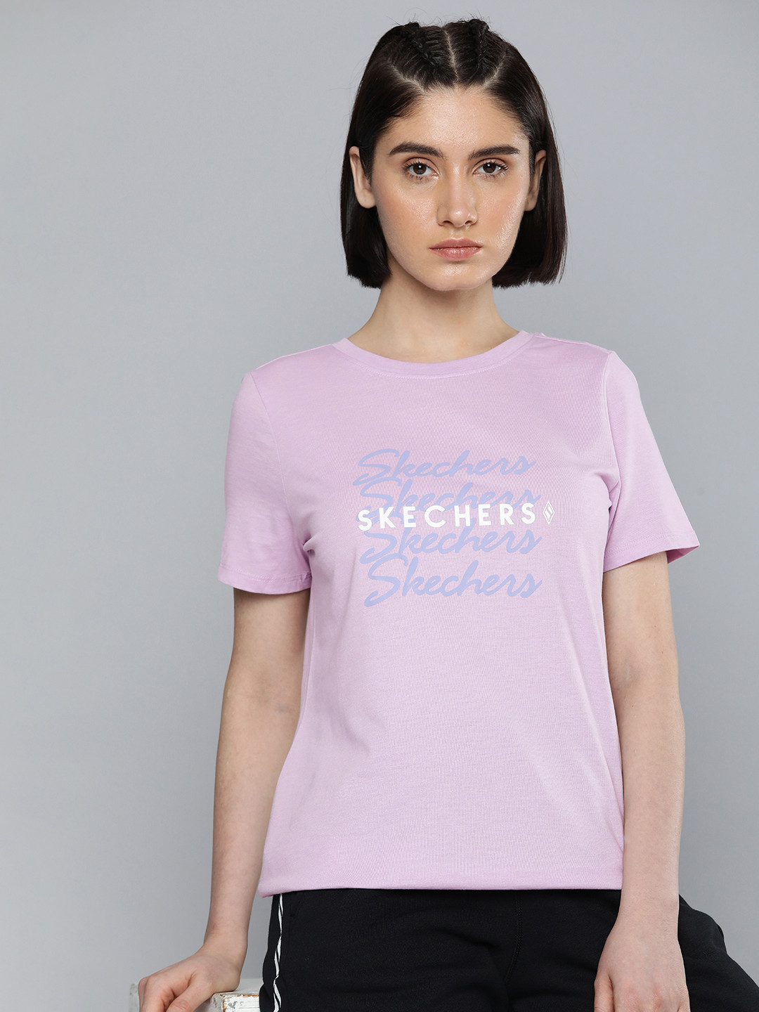 Skechers Typography Printed Lounge T-shirts