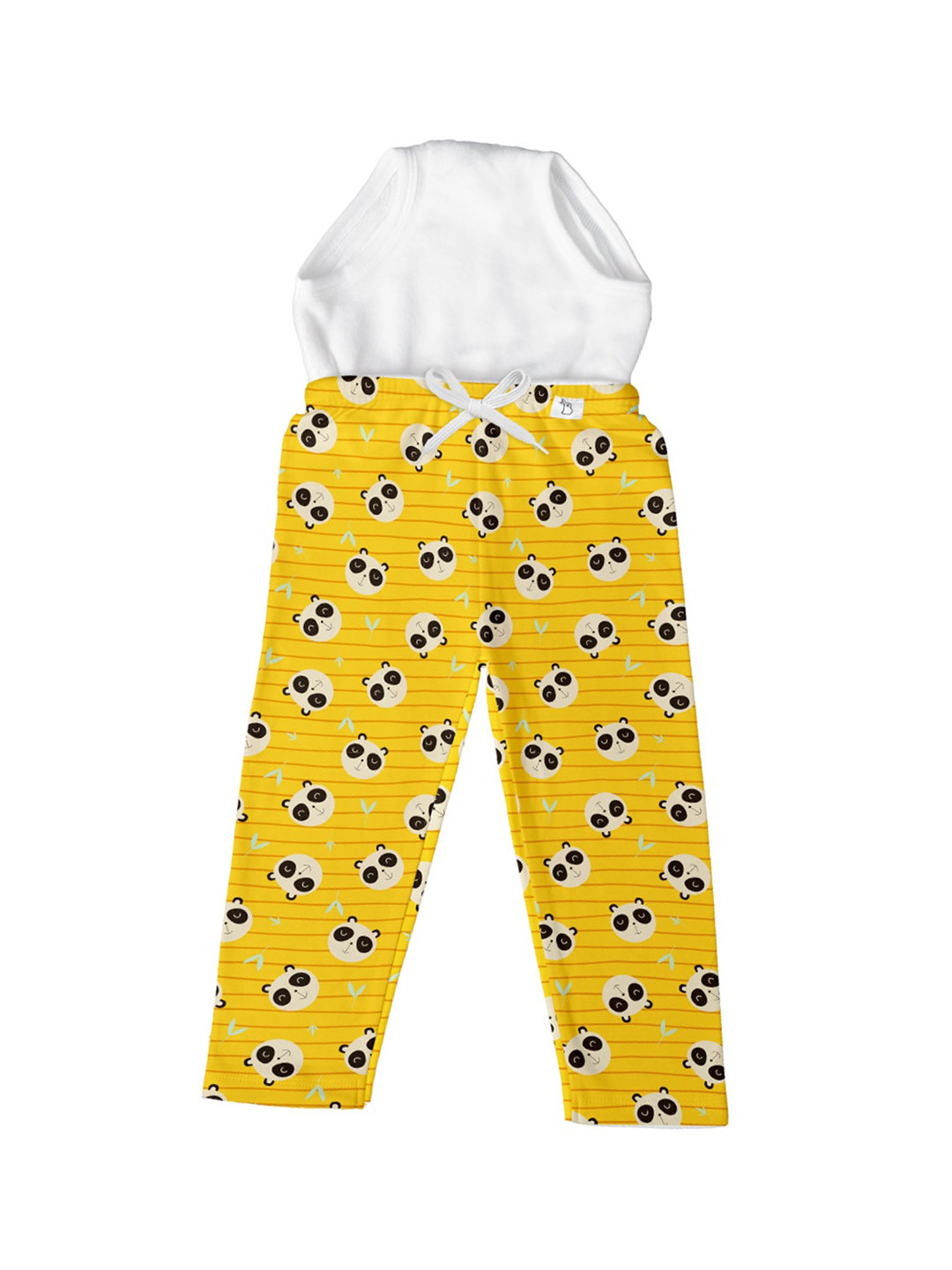 SuperBottoms Kids Diaper Pants with Stitched In Padded Underwear - Yellow