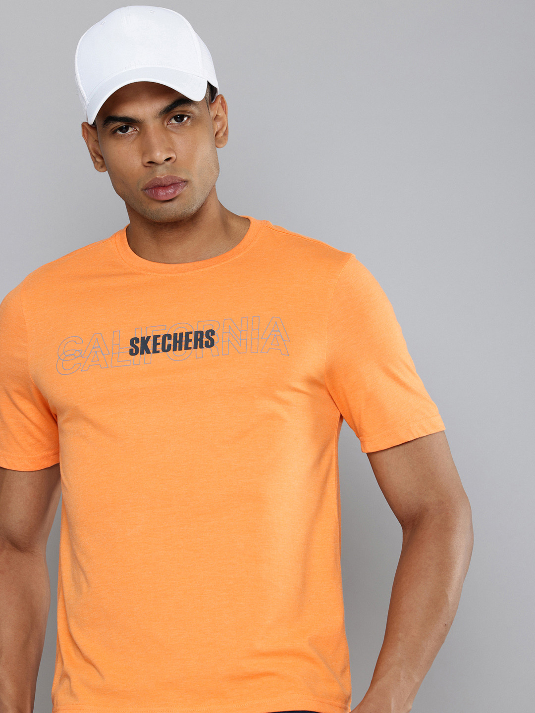Skechers Brand Logo Printed PAST TIME T-shirt