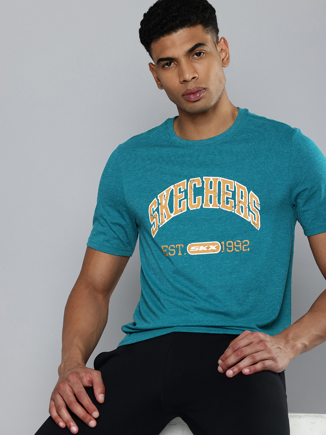 Skechers PRESTIGE Brand Logo Printed T-shirt