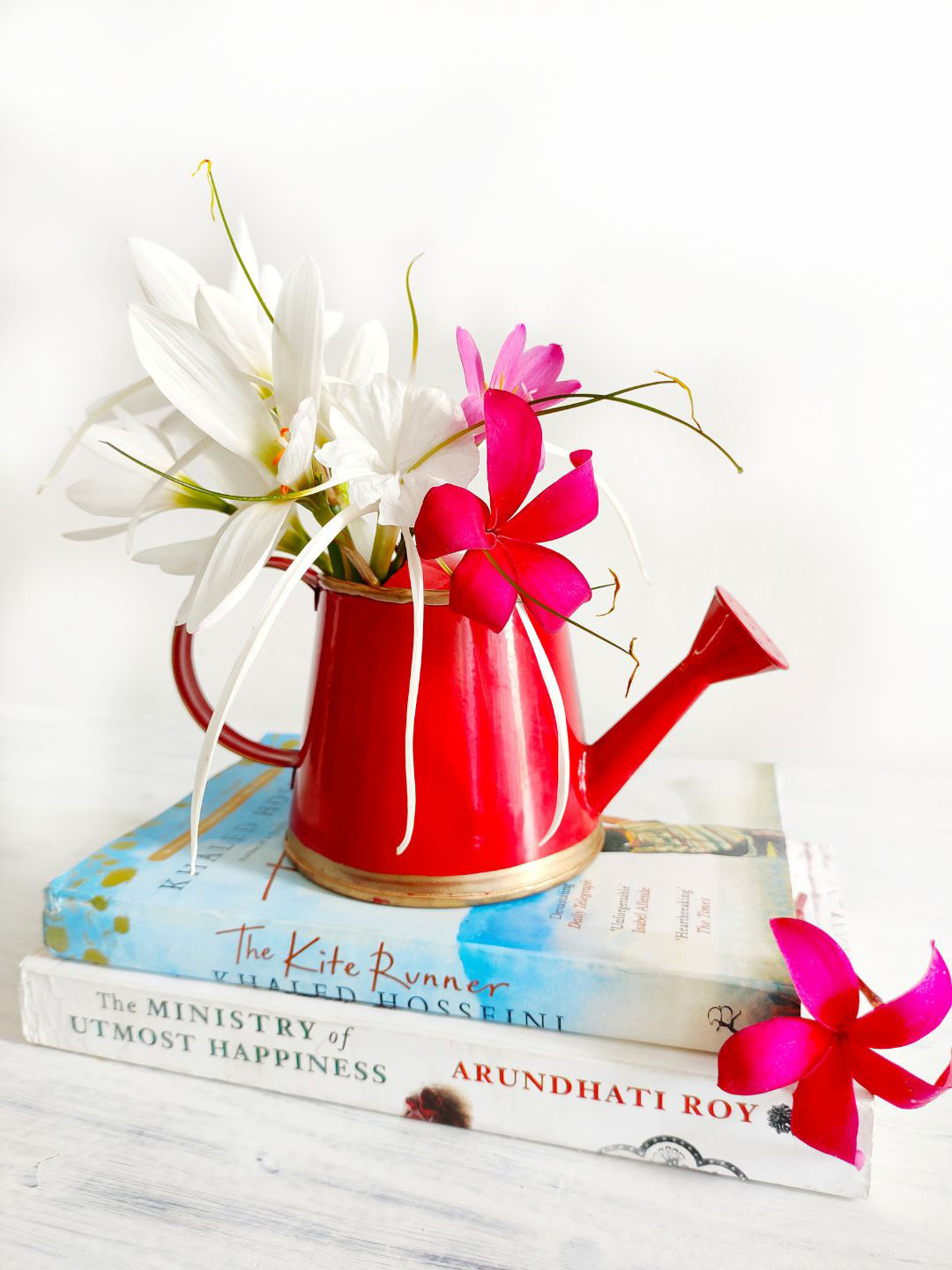 ecofynd Red Small Metal Watering Can