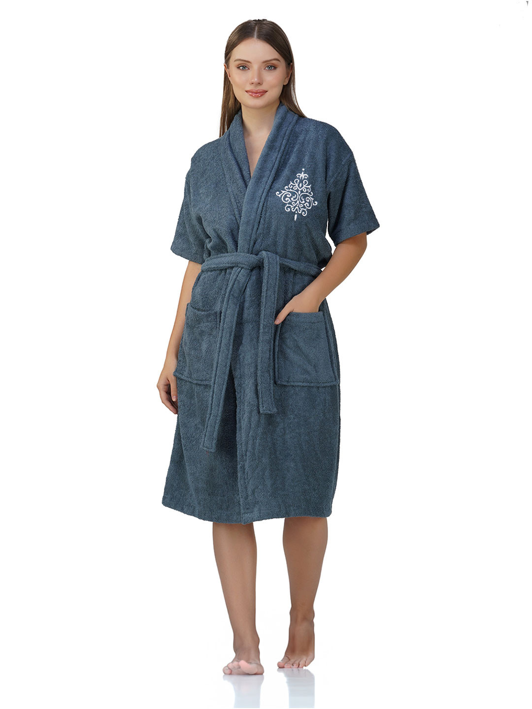 RANGOLI Women Pure Bamboo  Bath Robe