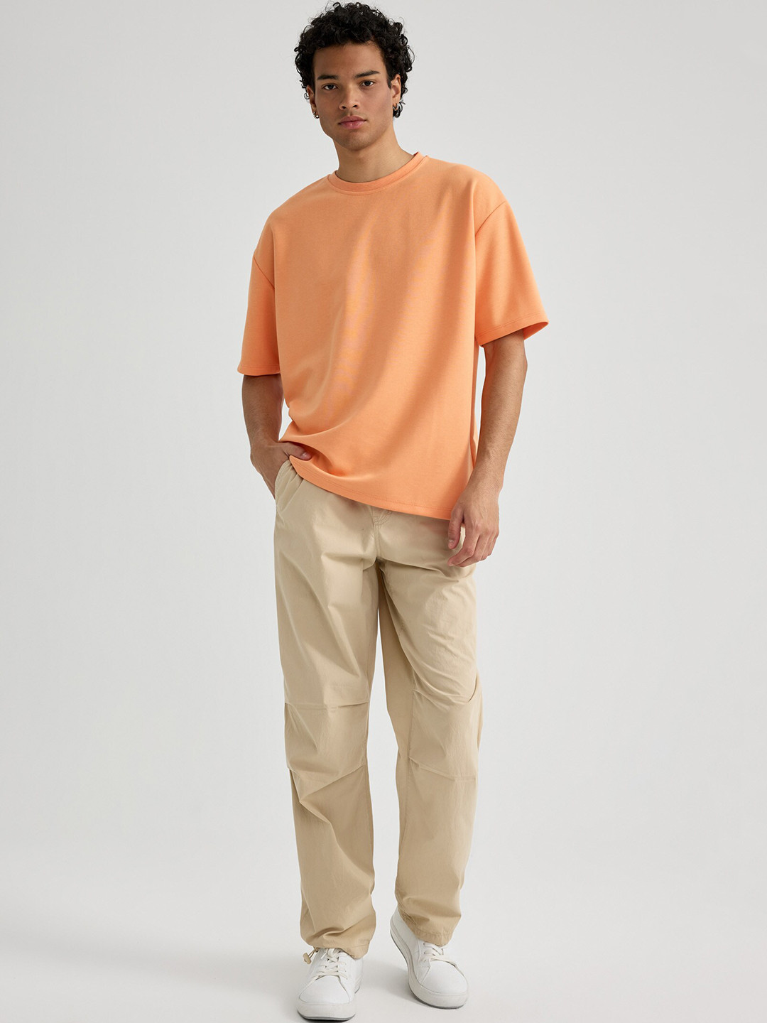 DeFacto Men Cotton Chinos Trousers