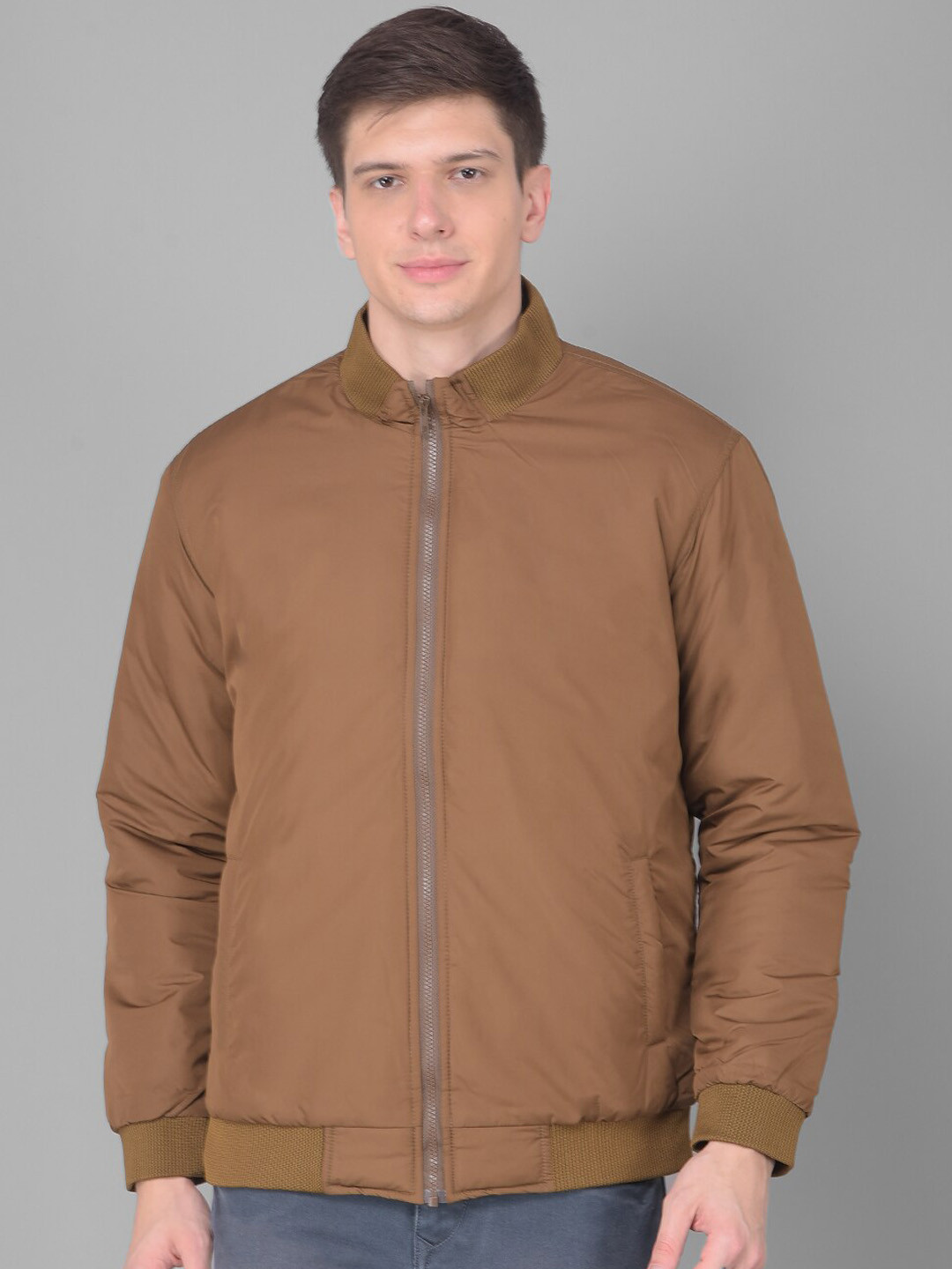 Canary London Stand Collar Bomber Jacket