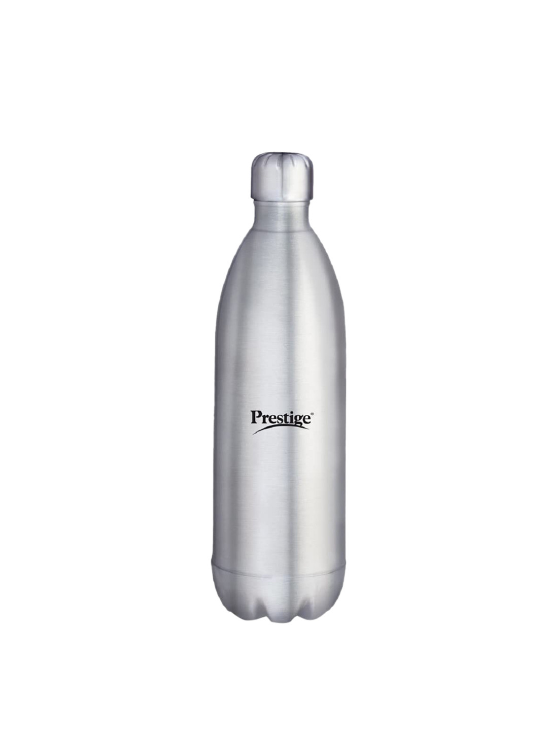 Prestige Silver Brand Logo Stainless Steel Double Wall Vacuum Flask - 1L