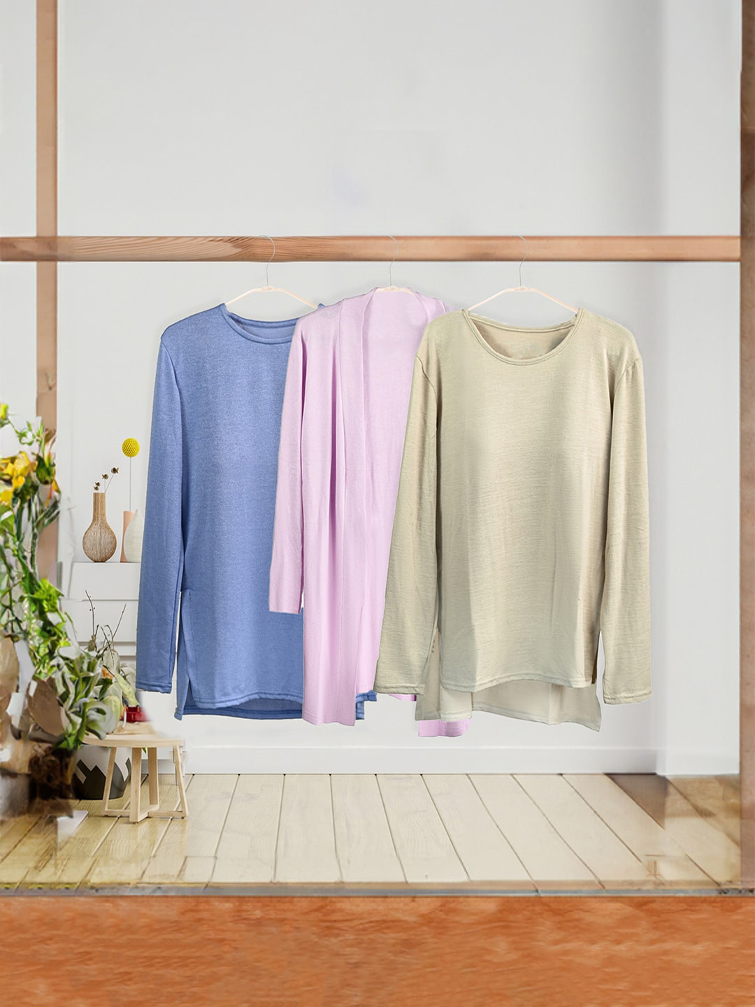 Kuber Industries 5 Pieces Cloth Hangers