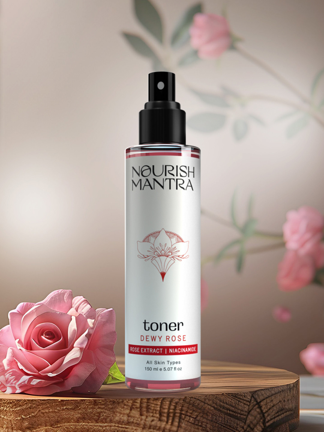 Nourish Mantra Dewy Rose Toner - 150ml