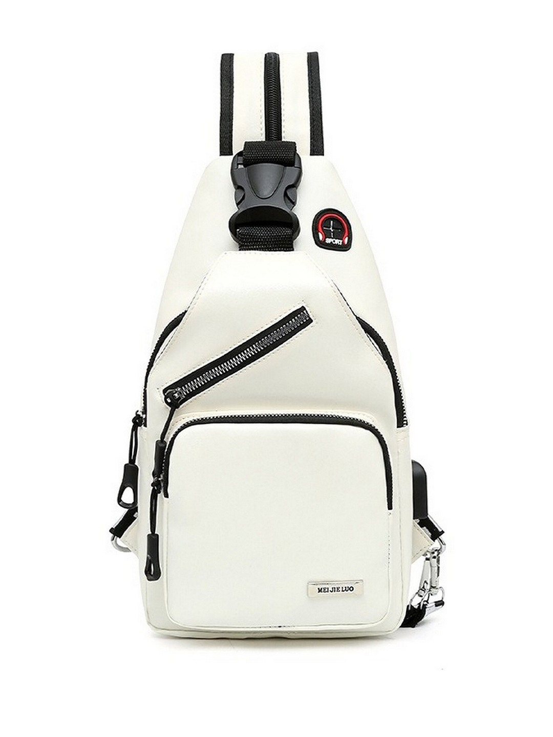 Diva Dale Unisex USB Charging Port Earphone Gate Crossbody Bag