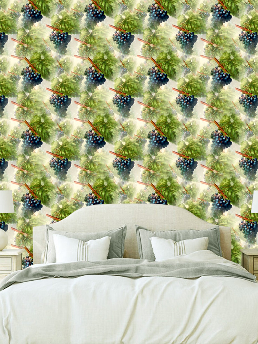 WallDaddy Green & Blue Designer Angoory Self-Adhesive Wallpaper