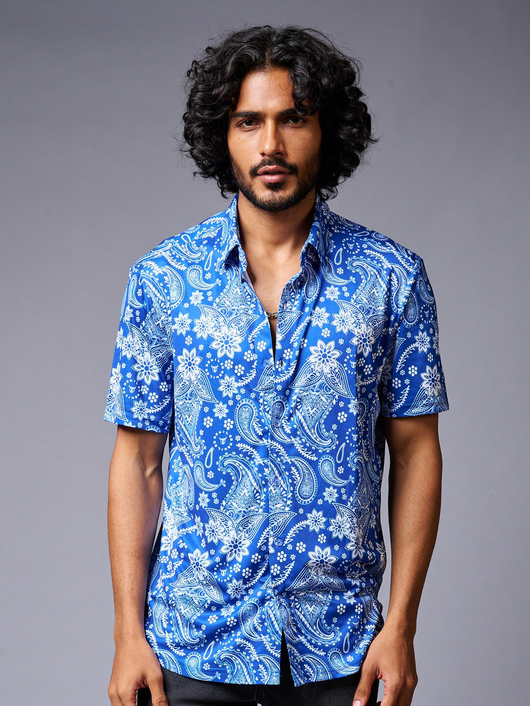 GO DEVIL Floral Printed Casual Shirt