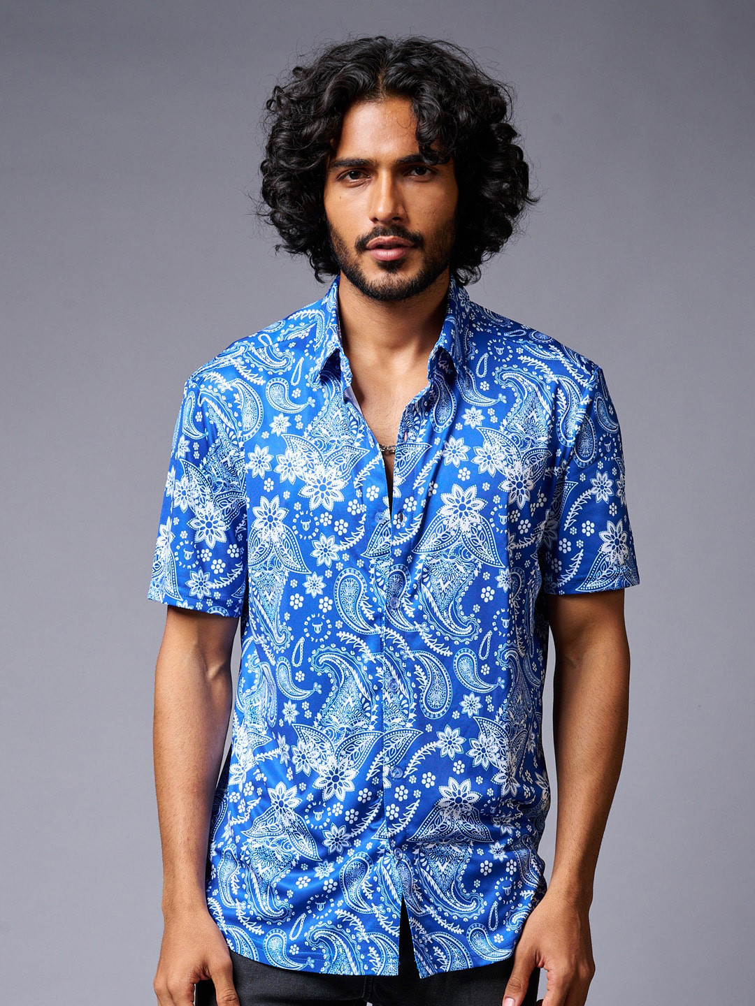GO DEVIL Floral Printed Casual Shirt
