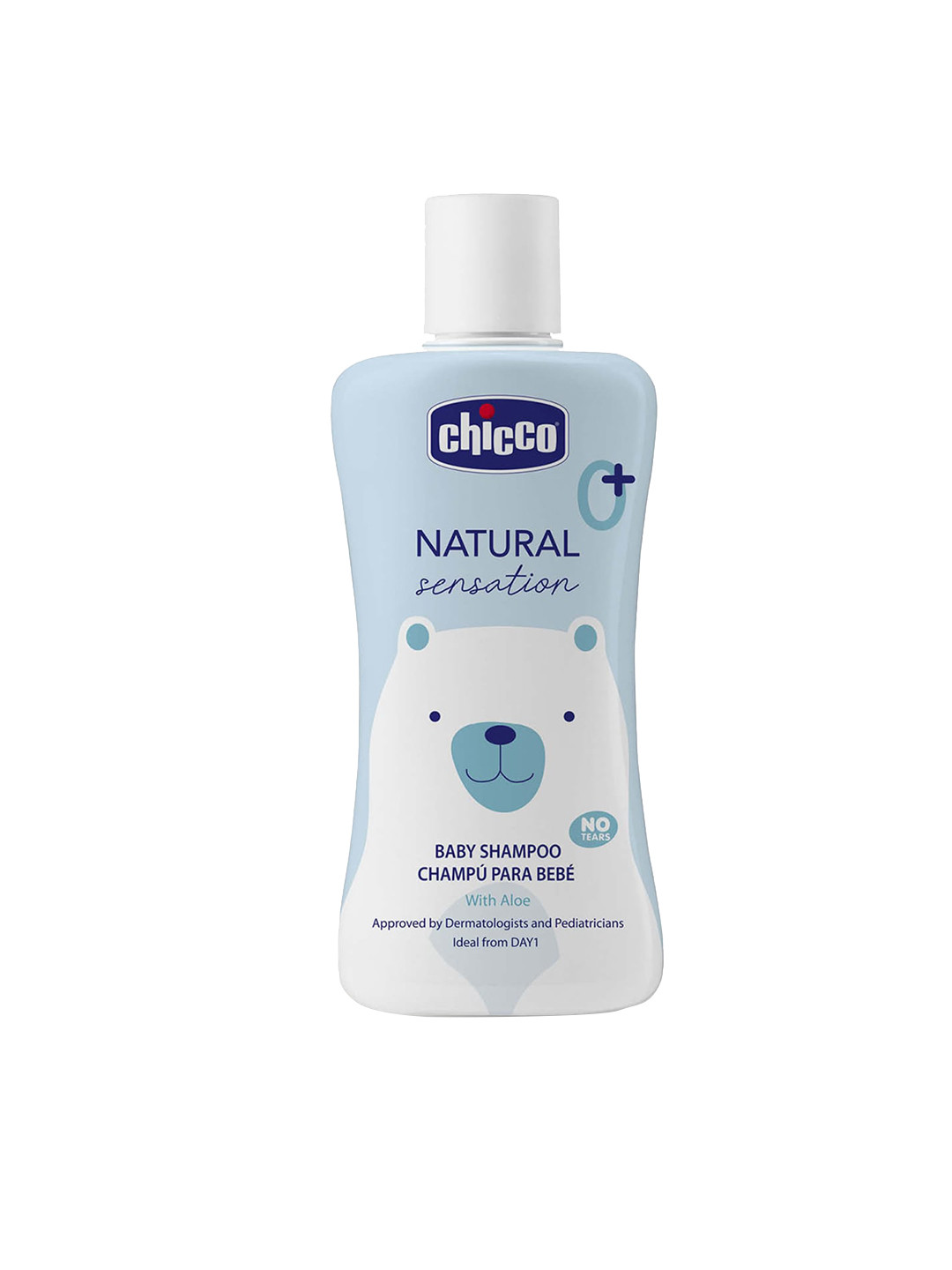 Chicco Natural Sensation Baby Shampoo with Aloe & Sweet Almond Oil - 500 ml