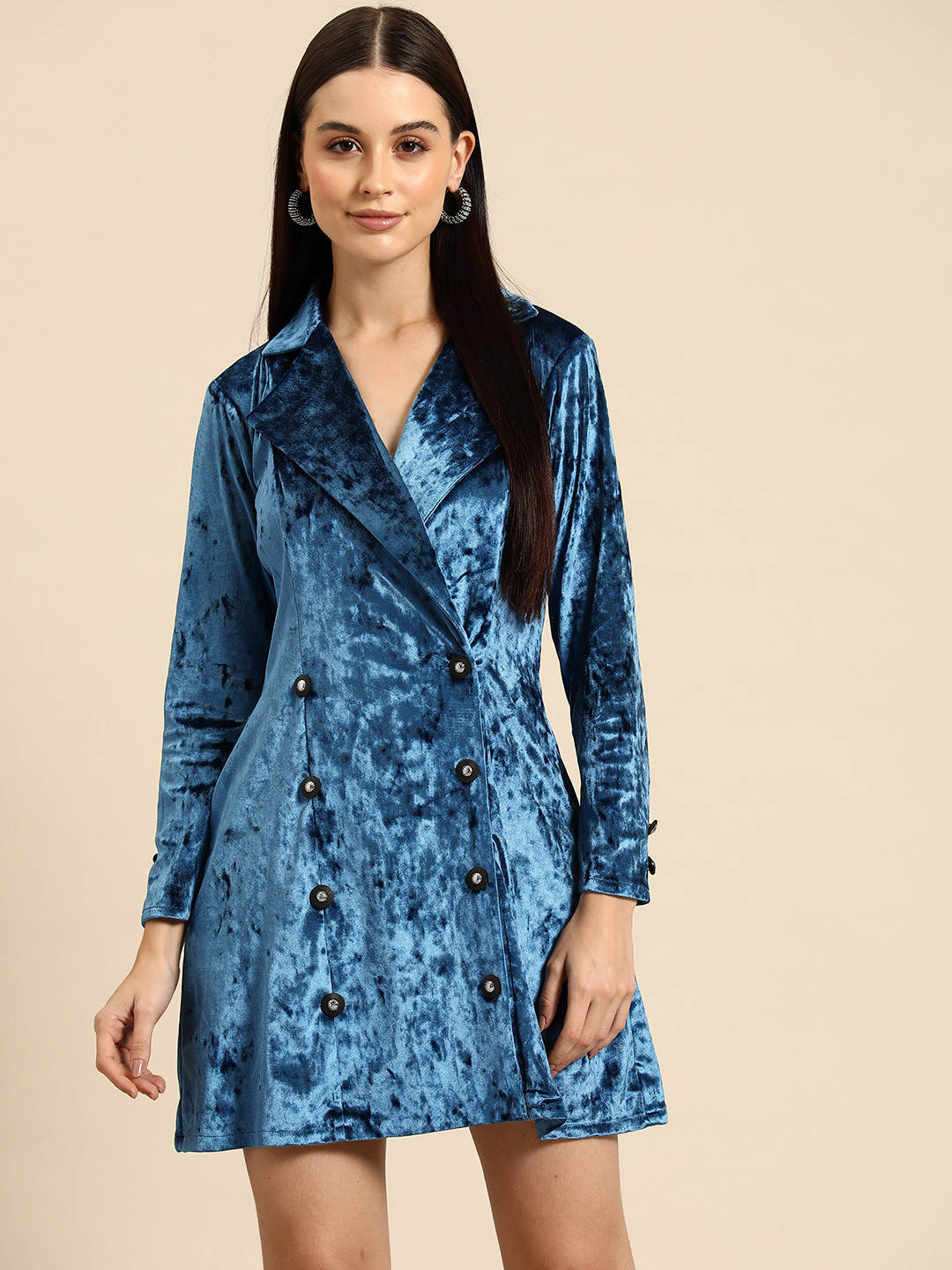 WoowZerz Velvet Mini Dress