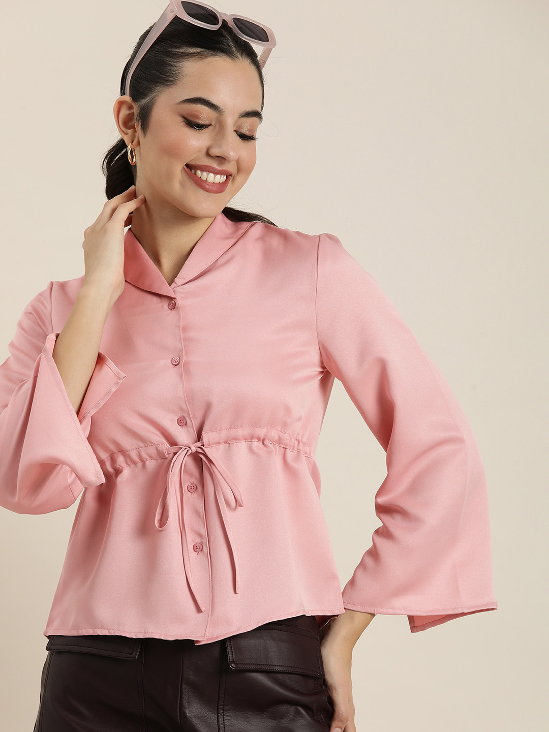 HERE&NOW Shirt Style Top