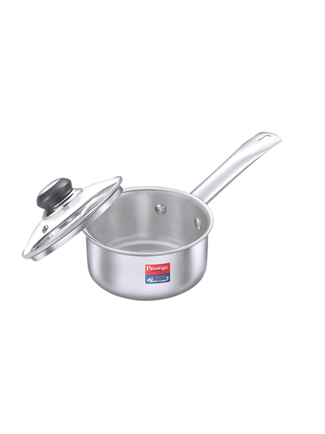 Prestige Tri Ply Splendor Gas & Induction Compatible Sauce Pan With Lid 2 L