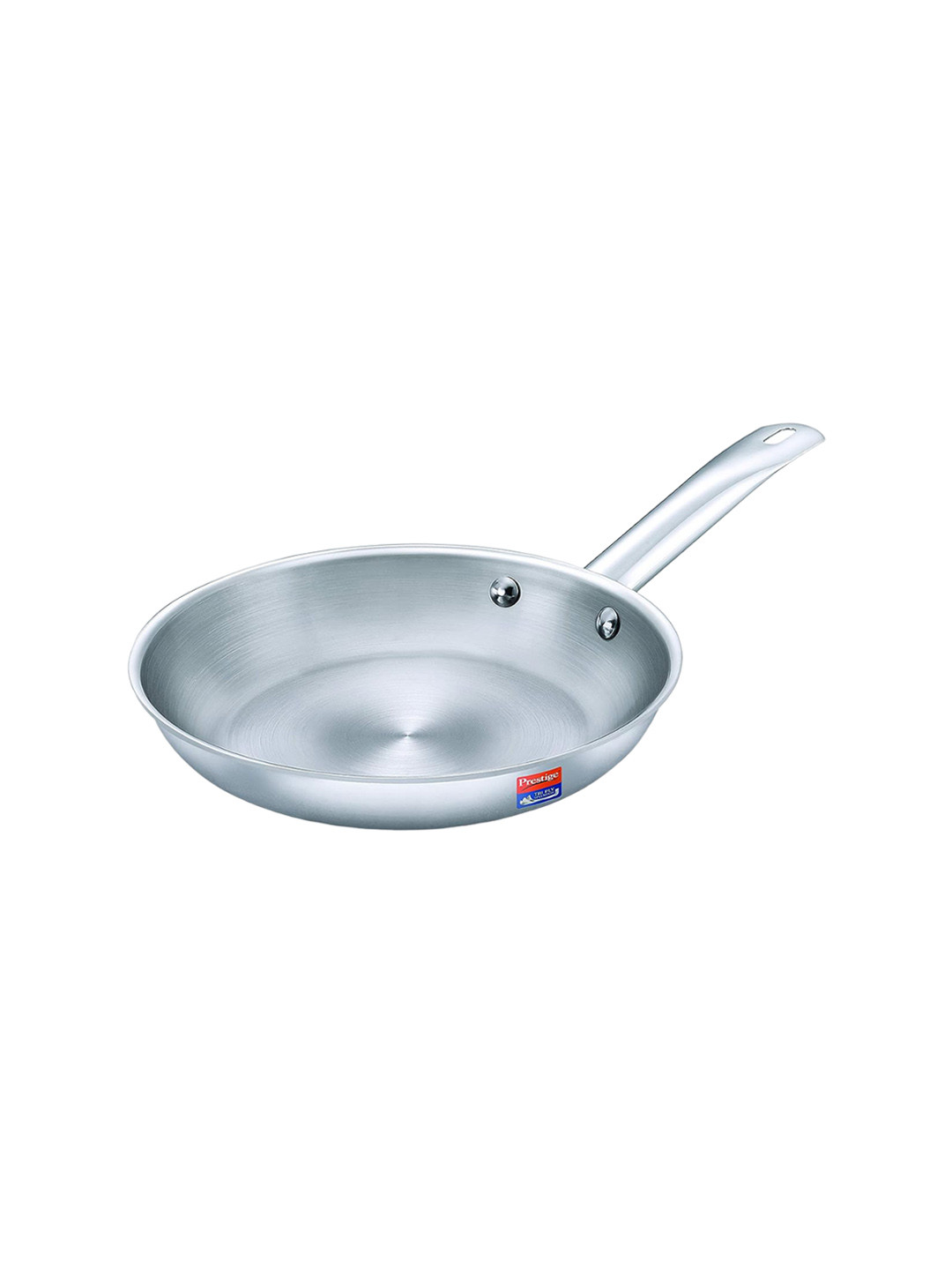 Prestige Tri-ply Splendor Silver Toned Stainless Steel Induction Base Frying Pan - 2.3L