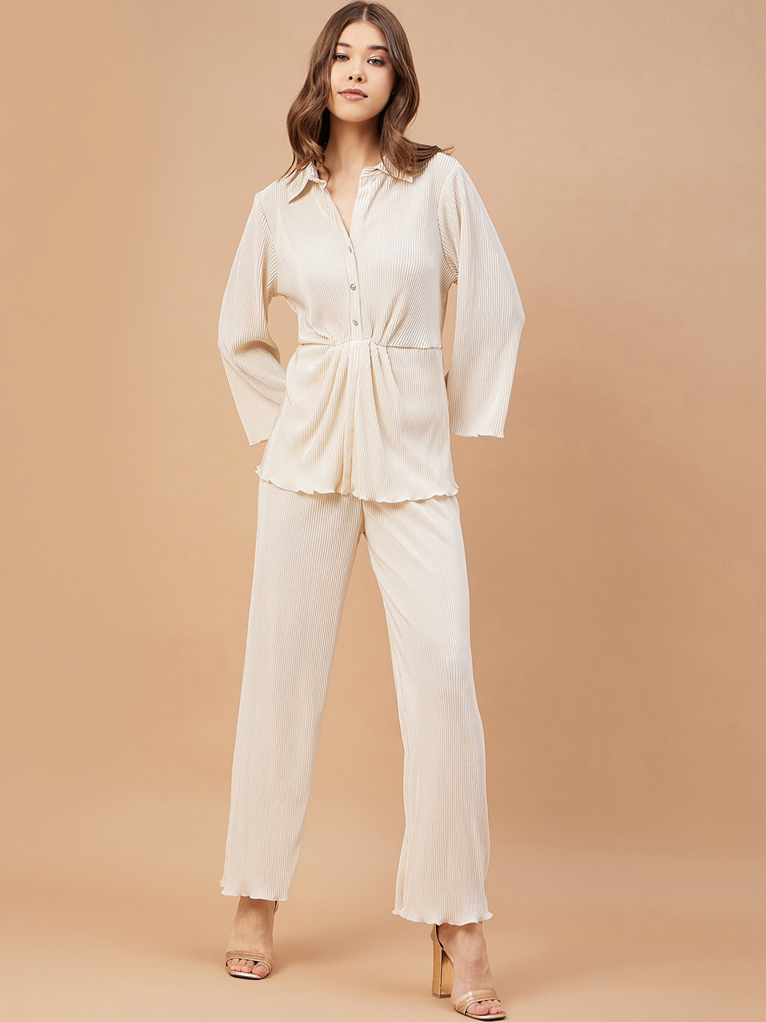 Gipsy Self Design Shirt With Trouser