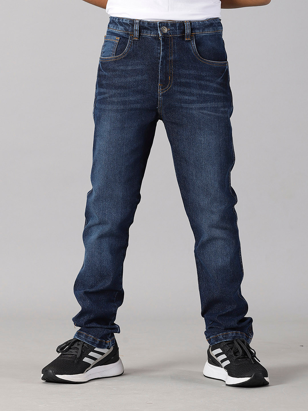 KiddoPanti Boys Jean Clean Look Light Fade Stretchable Jeans