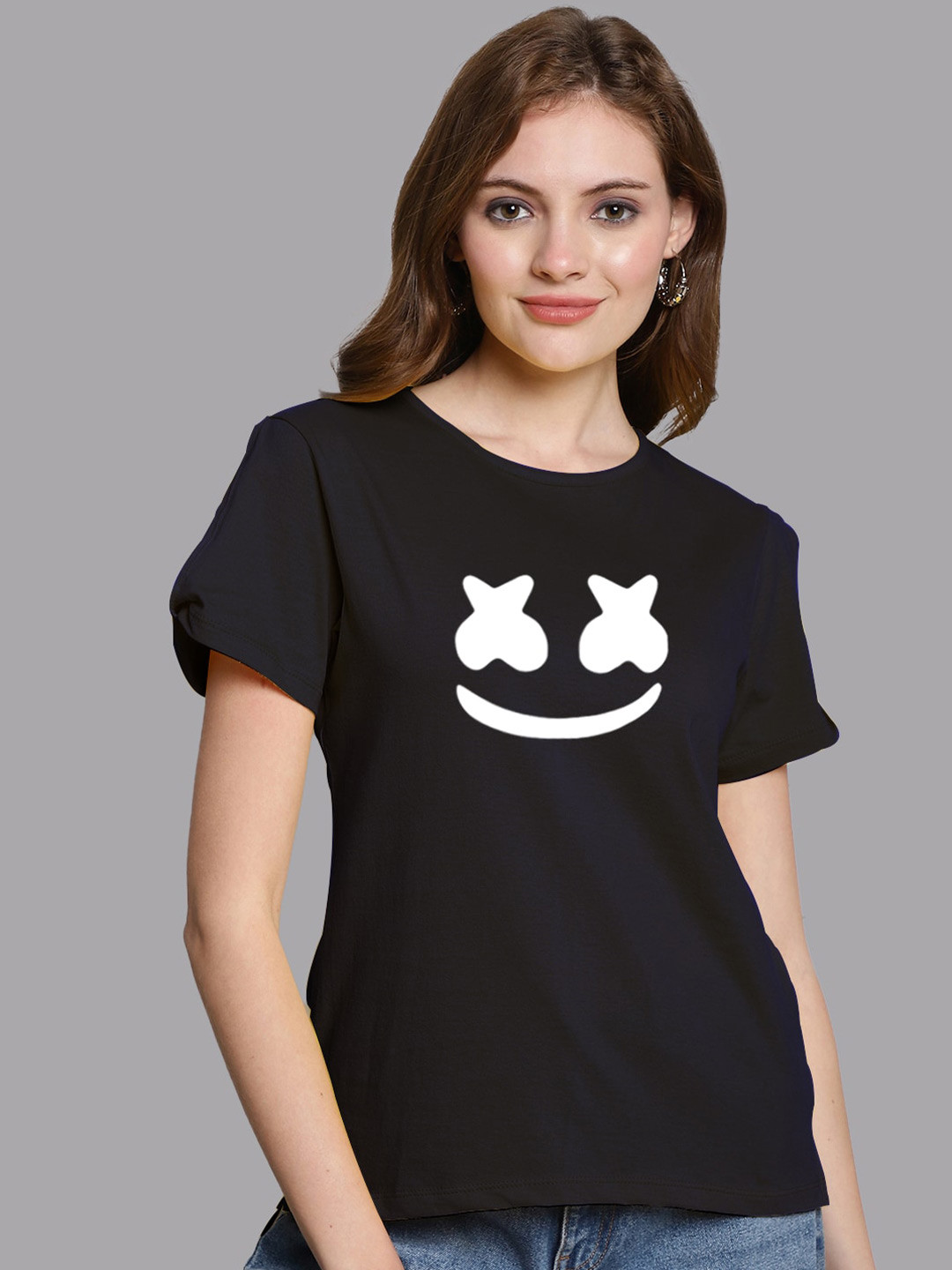 FBAR Print High Low Cotton Top