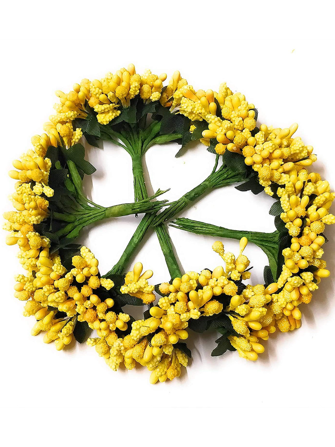 TIED RIBBONS Set of 12 Pollen Artificial Flowers and Plants