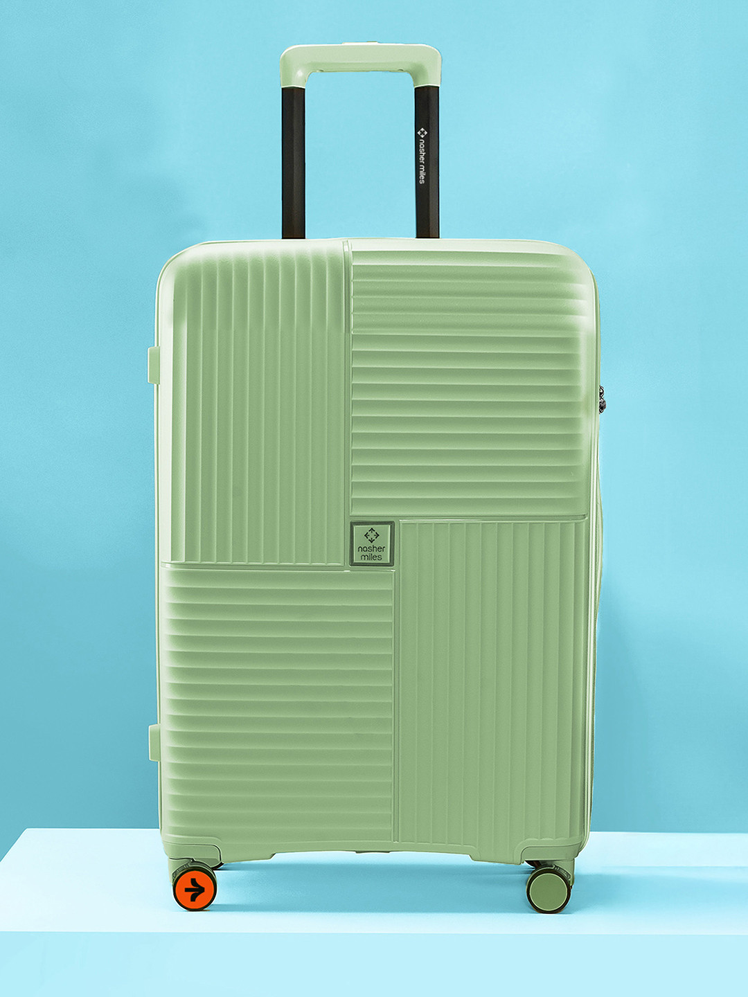 Nasher Miles Singapore Hard-Sided Polypropylene Large Green Trolley Bag - 28Inch 75cm