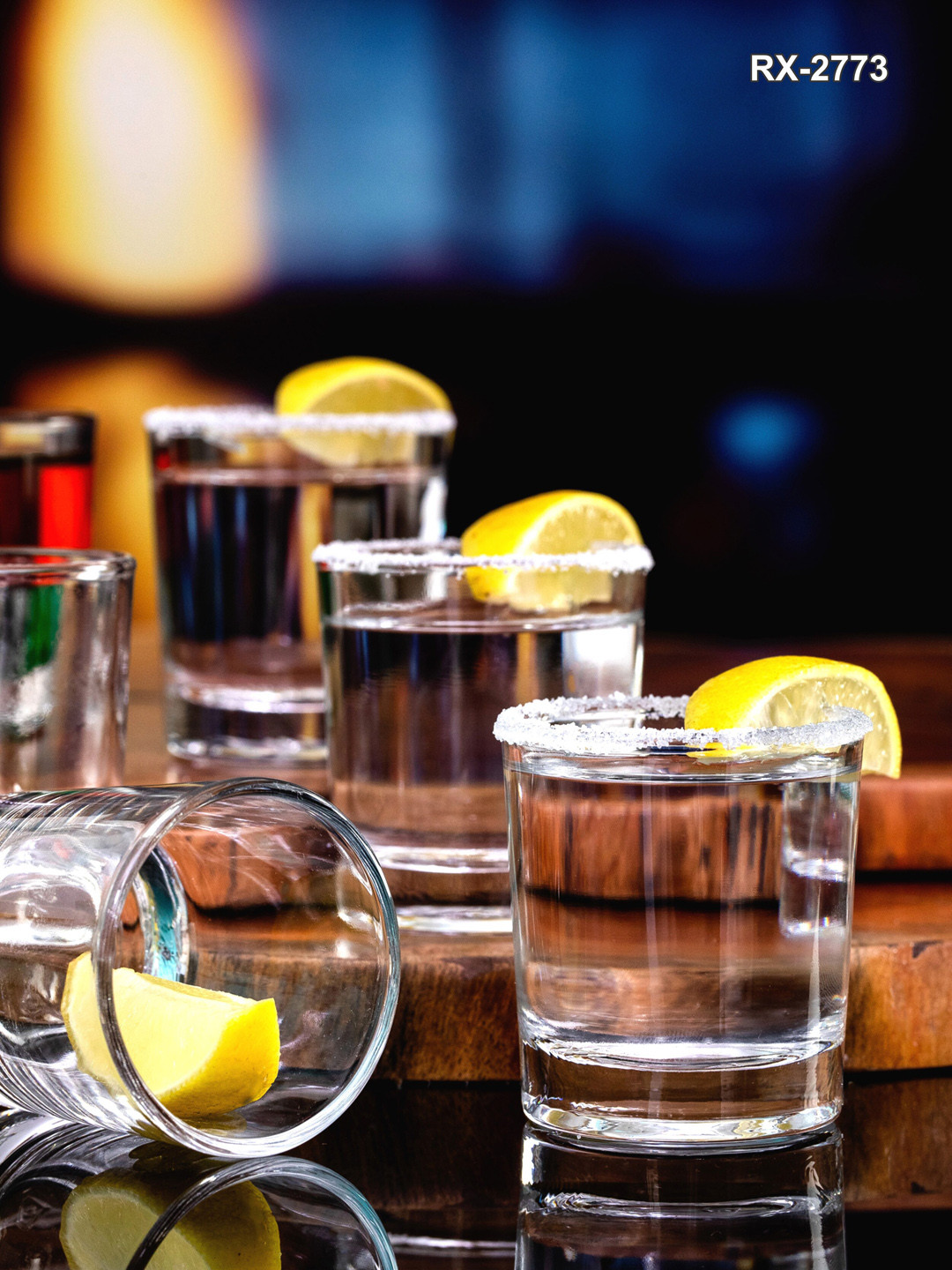 Roxx 6 Pieces Transparent Shot Tumbler - 50ml Each