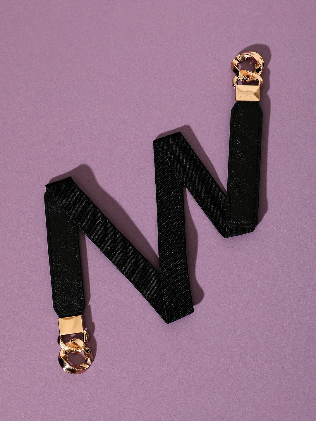HAUTE SAUCE  Women Textured Leather Belt